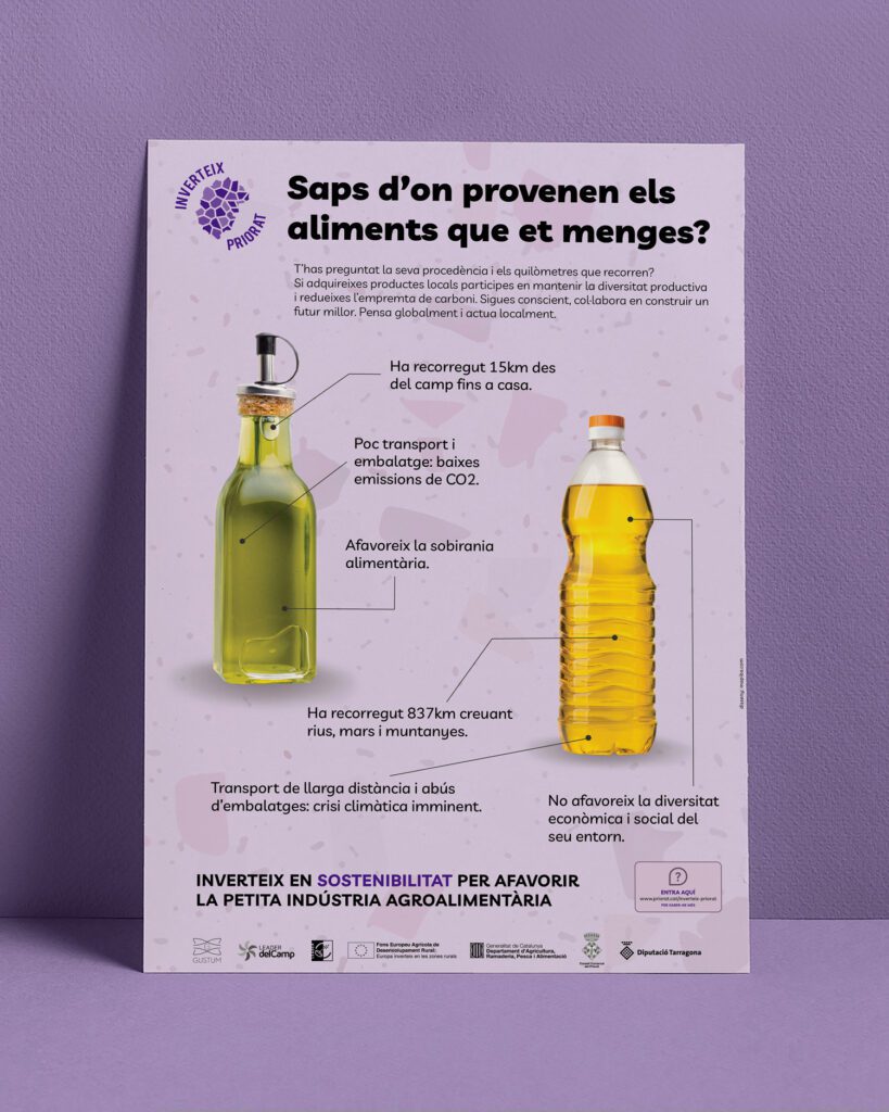 cartell oli oliva verge extra inverteix compra priorat